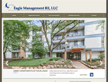 Tablet Screenshot of eaglemanagementre.com